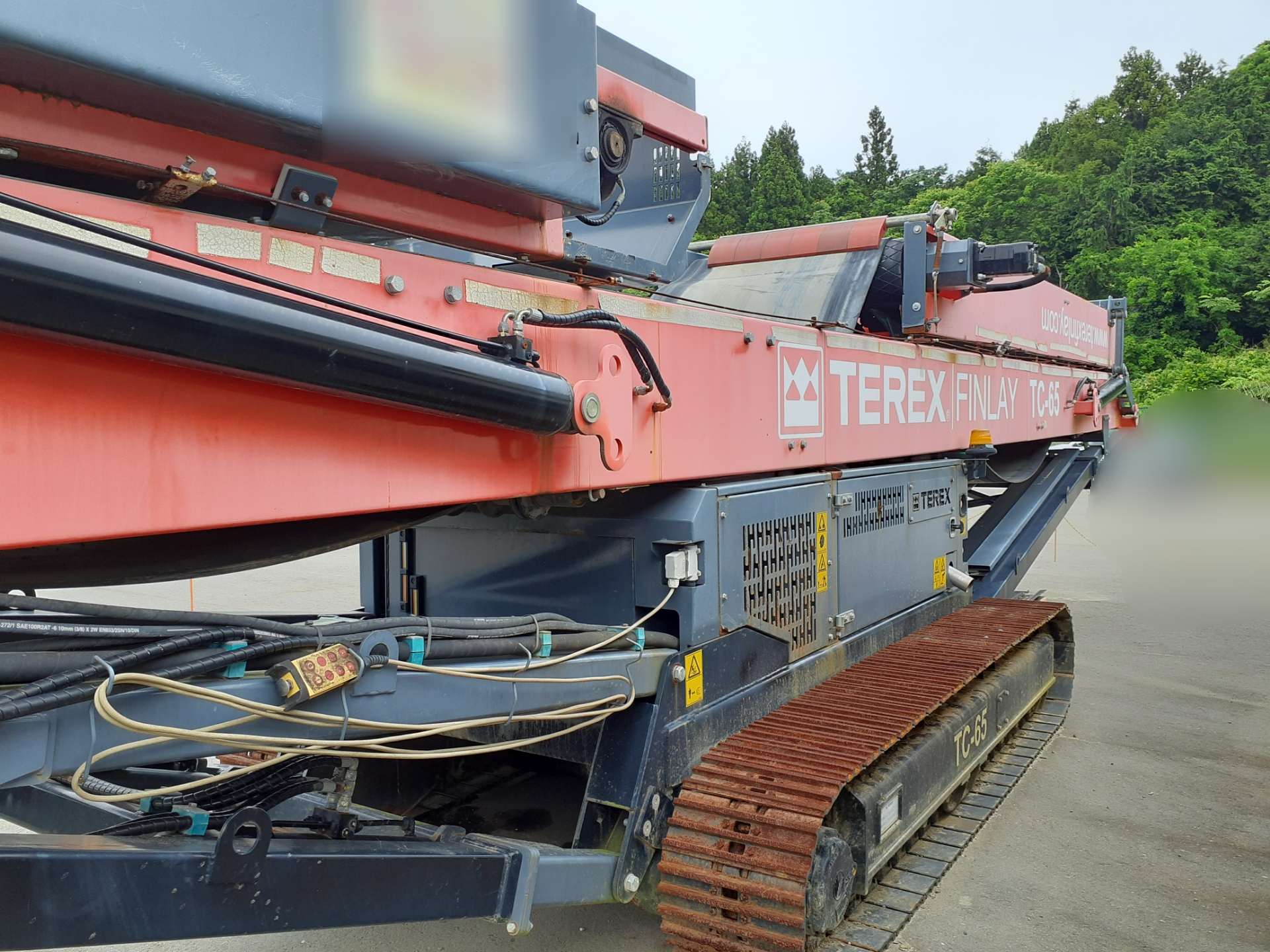 自走式ベルトコンベア　TEREX　FINRAY　TC-65　自走式ベルトコンベア
