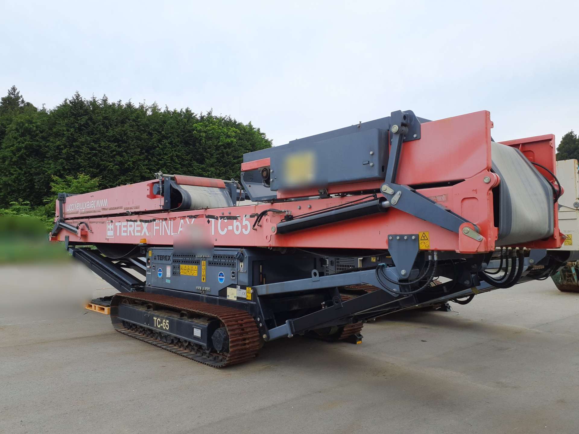 自走式ベルトコンベア　TEREX　FINRAY　TC-65　自走式ベルトコンベア