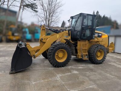 タイヤショベル ホイールローダー マルチ Vプラウ 除雪 キャタピラー CAT 910M ドーザ